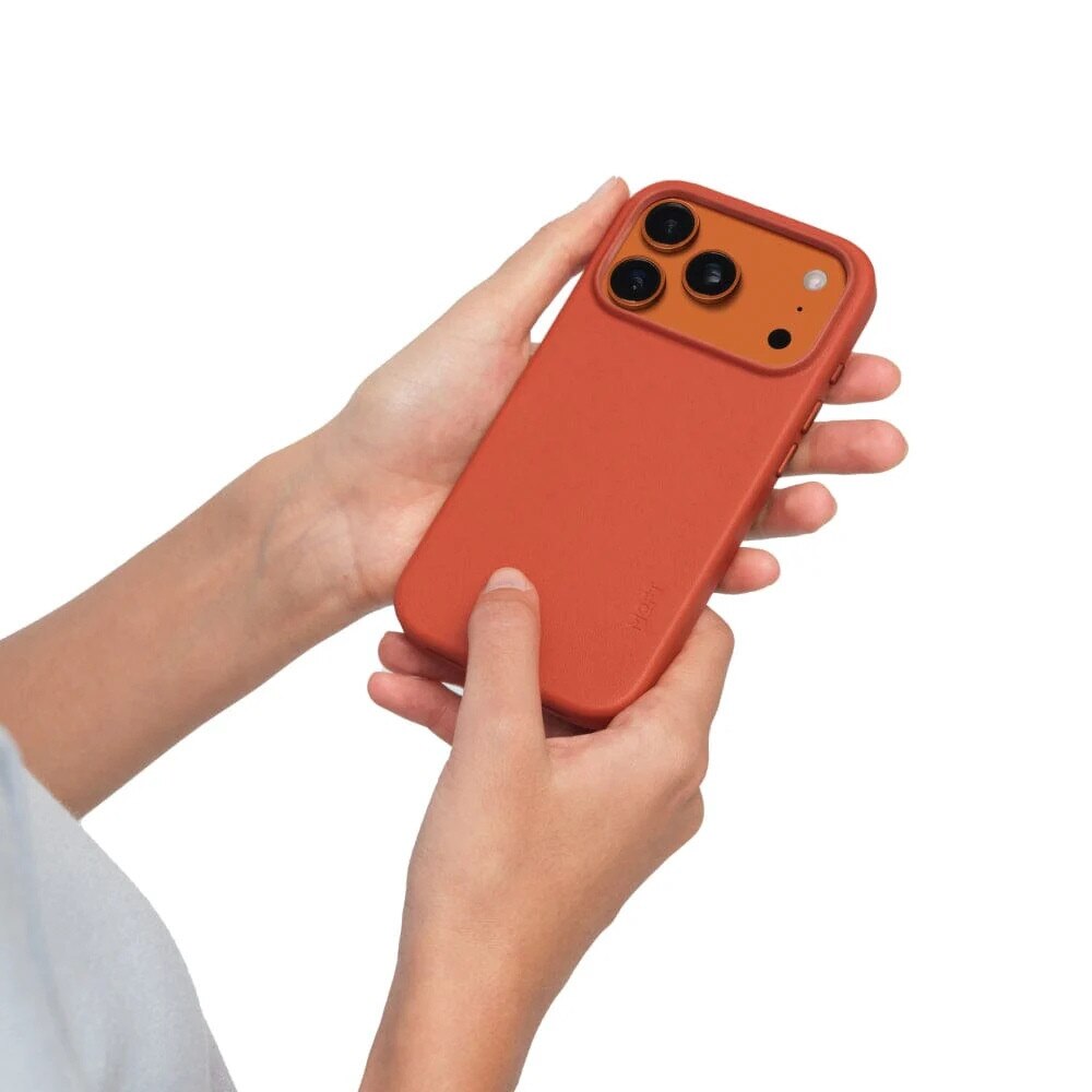 Husa Moft Snap Movas cu MagSafe compatibila cu iPhone 17 Pro Max, Clay