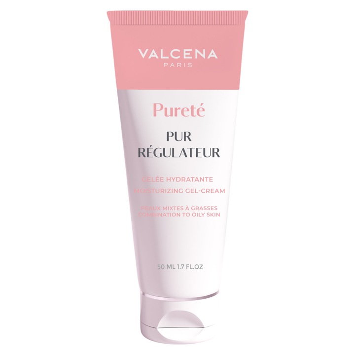 Valcena, Pur Regulator, Crema de hidratare, Gel, Pentru fata, 50 ml