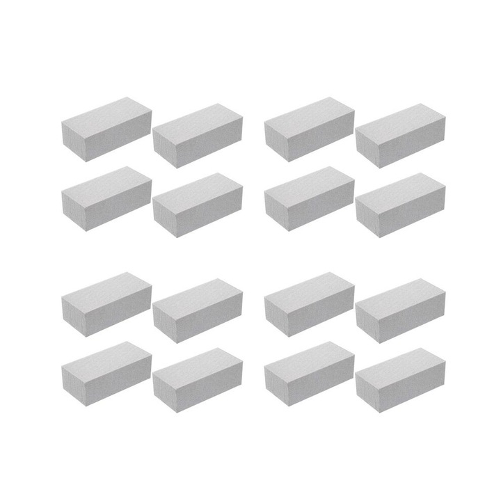 Set 16 bureti florali gri 22.5x11x7cm pentru aranjamente florale