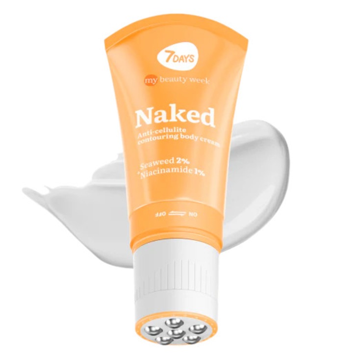 7DAYS Crema Anti-Celulita Naked Alge 2% + Niacinamide 1% 130ml