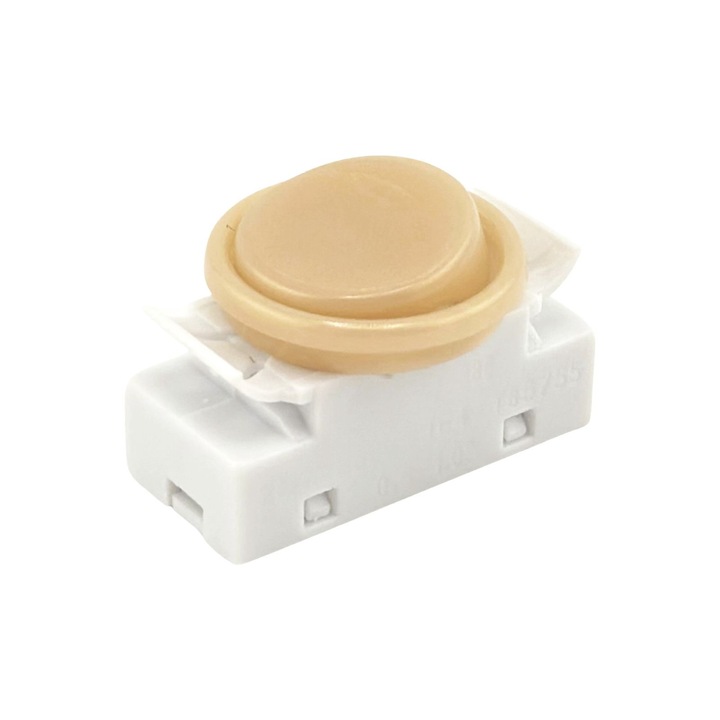 Buton Veioza, Comutator basculant incorporat, Ø 15 mm, Capac Auriu, Lungime 27mm, Latime 14mm, Inaltime 17mm ORION