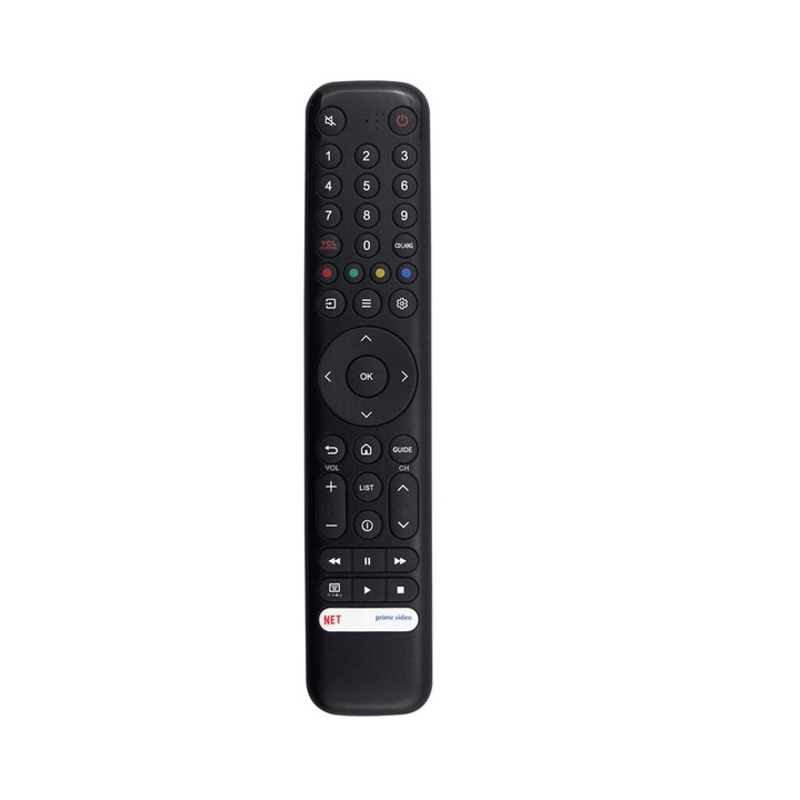 Telecomanda inlocuire RC716 CUI1 compatibila TCL, durabila, usor de instalat, alimentare 2xAAA, din ABS, Negru, 1 buc