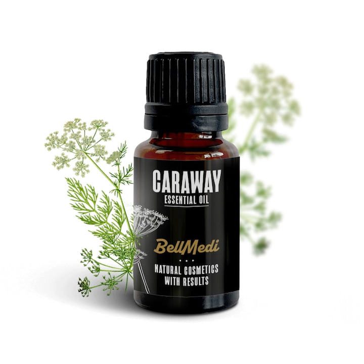 Етерично масло BellMedi Етерично масло от кимион (Caraway), 10 мл, 100% натурално