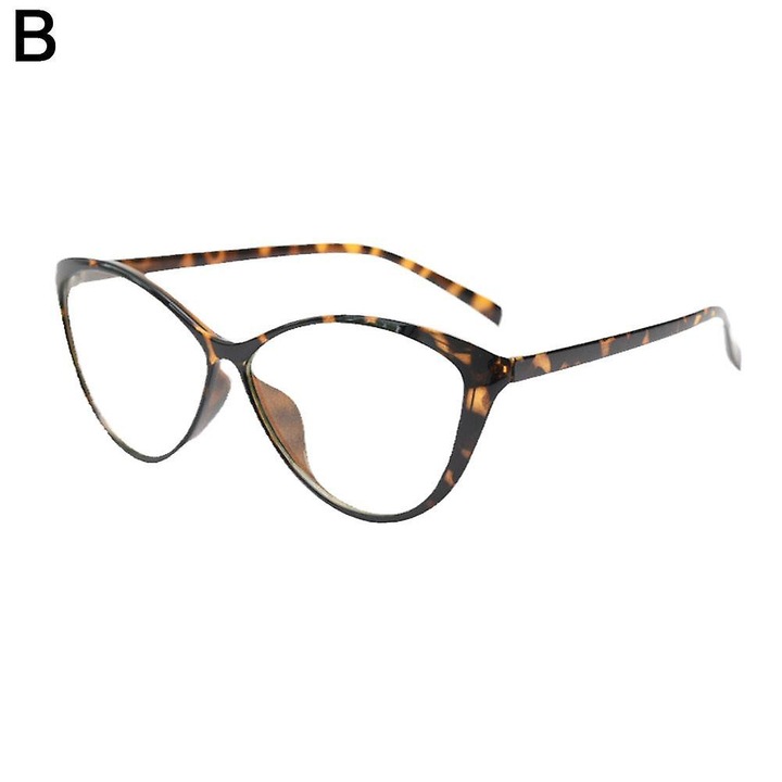 Rame ochelari cat-eye, retro, maro, 14.6x4.3cm