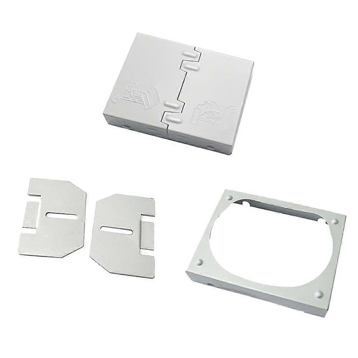 Arzator camping pliabil, aluminiu, rezistent, compact, argintiu, 7.8x10.1x5.5cm
