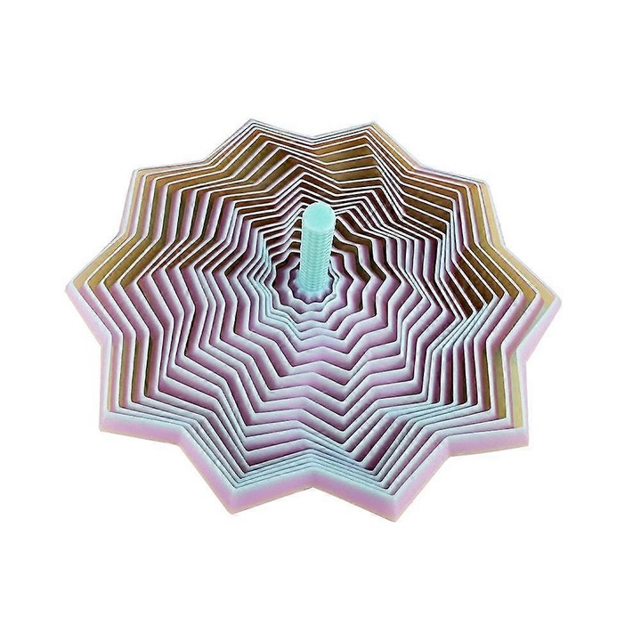 3D принтирана шестоъгълна играчка PLA многоцветна 11x11x5см