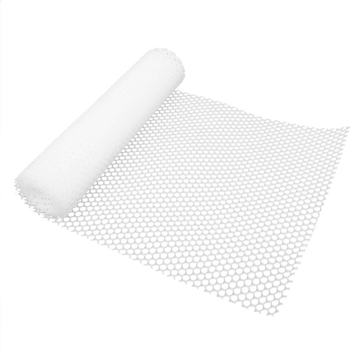 Műanyag kerti háló 1x10m, erős, fehér, rugalmas, kertbe