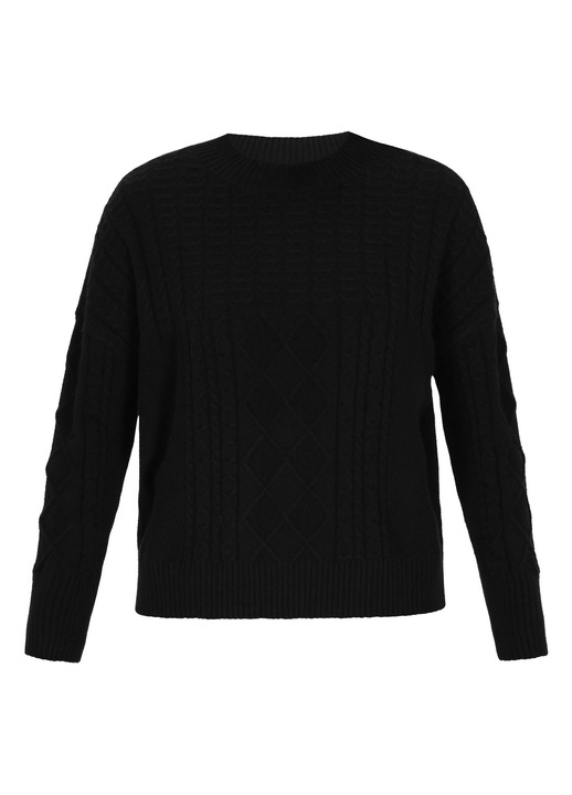 Női pulóver AODA – fekete, M/L