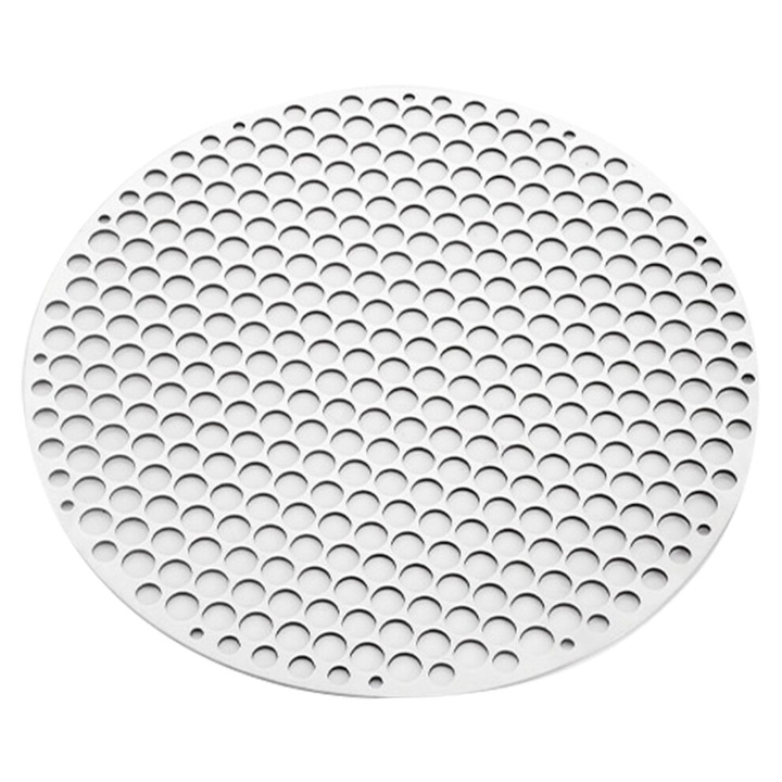 Kerek grill / főzőrács 9.5 Inch (24 cm), rozsdamentes acél, robusztus konstrukció, magas hőmérsékletnek ellenálló, könnyen tisztítható, ezüst, 1 db