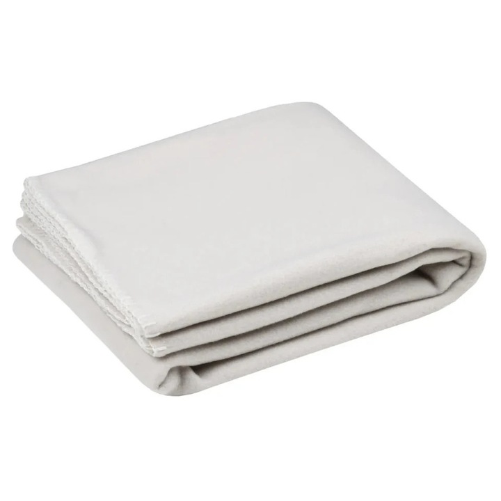 Patura Carlton 125x150cm, MoftX, Culoare Crem, 100% Poliester