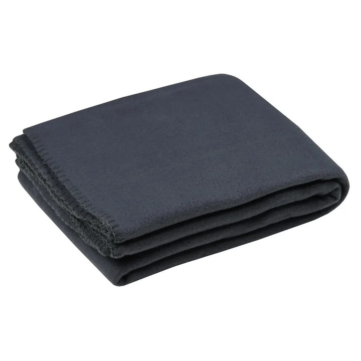 Patura Carlton 125x150cm, MoftX, Culoare Antracit, 100% Poliester
