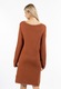 Rochie pentru femei AODA – portocaliu, M/L