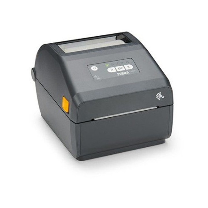 Zebra ZD4A043-30EE00EZ ZD421T Imprimanta termica cu transfer termic Gri 300 DPI Wireless Bluetooth