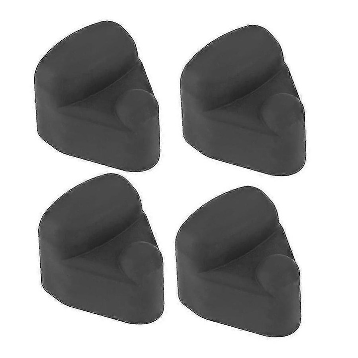 Set 4 bucati, dopuri de inlocuire compatibile cu Stanley Quick Flip GO 24oz/36oz, din silicon, anti-scurgere, negru, 4 bucati