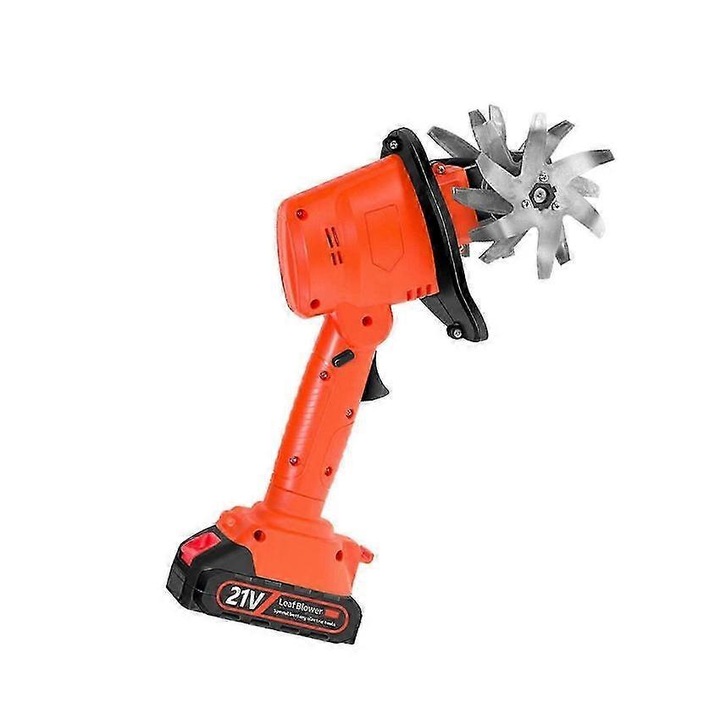 Cultivator electric micro / sapa de gradina 21V, acumulator 21V, viteza 235 rpm, autonomie 60 minute, latime de lucru 10 cm, adancime de lucru 10 cm, portocaliu, 1 buc