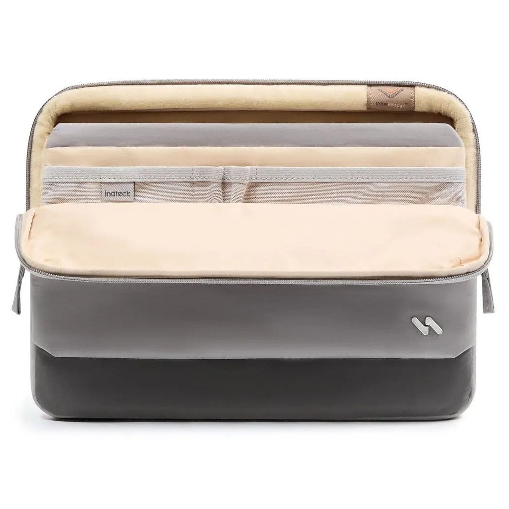 Husa laptop Inateck 13 inch gri poliester