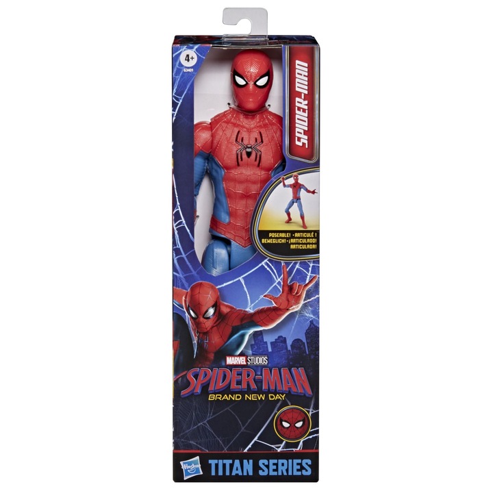 Marvel Spider-Man Titan Series figura Pókember