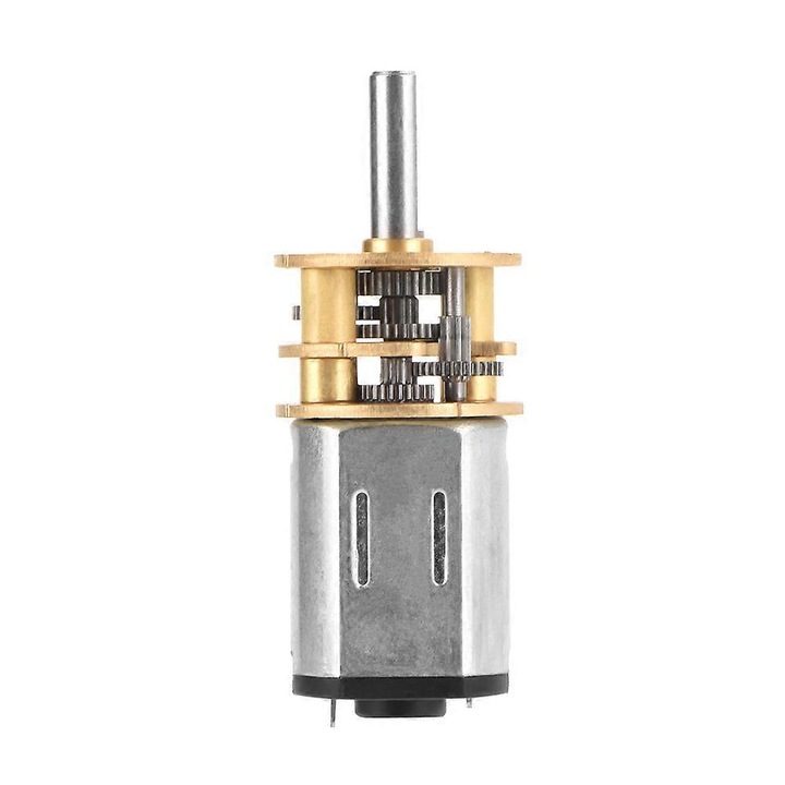 Motor electric fogaskerékkel, 6V/12V, 500RPM, fém, 14g