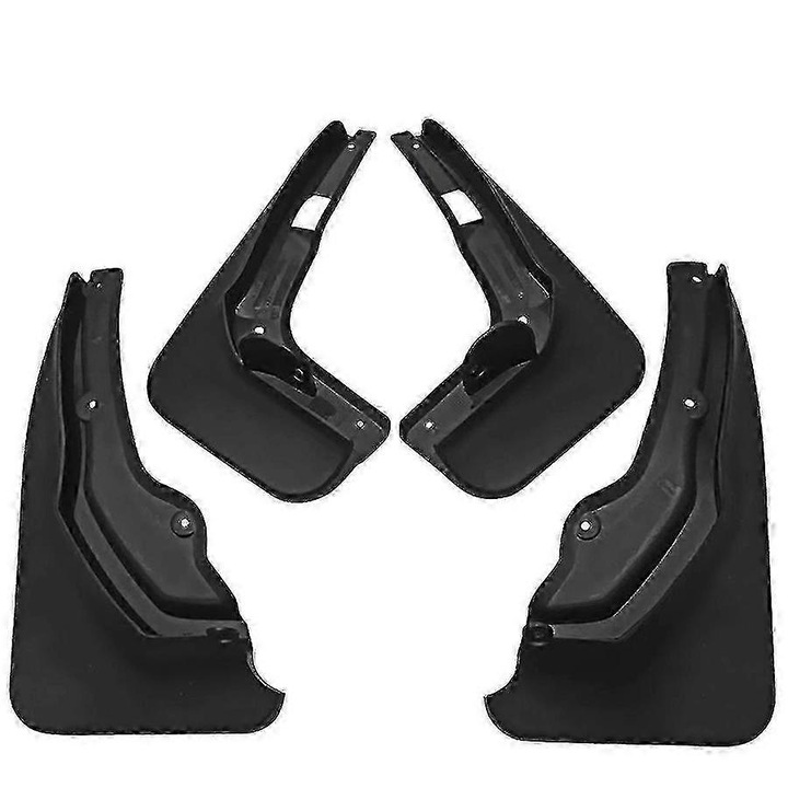 Set 4 aparatori noroi auto, negru, ABS, 2011-2014, W204 C-Class, C180 C200 C300