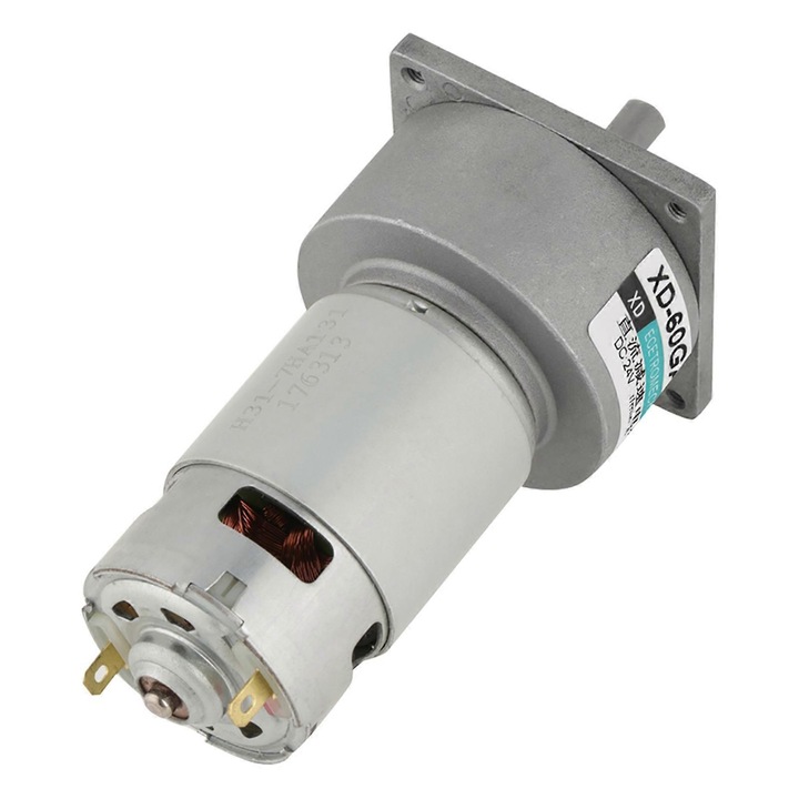 Motor DC fém, 35W, állítható, 24V, 15rpm
