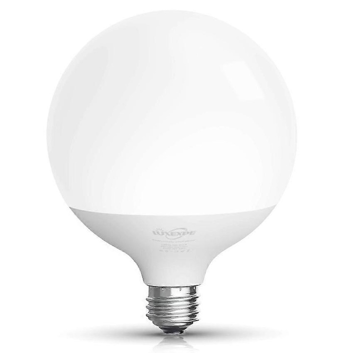 LED крушка Globe 15W G120 1500lm 6500K E27 Студено Бяла