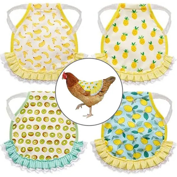 Set 4 sorturi pentru gaini, elastic, protectie aripi, multicolor, marimi variate