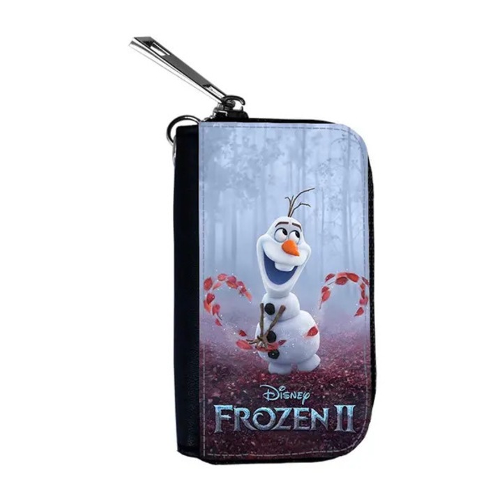 Autókulcs tok, Frozen 2 Olaf, műbőr, 9x5.5x2.5cm
