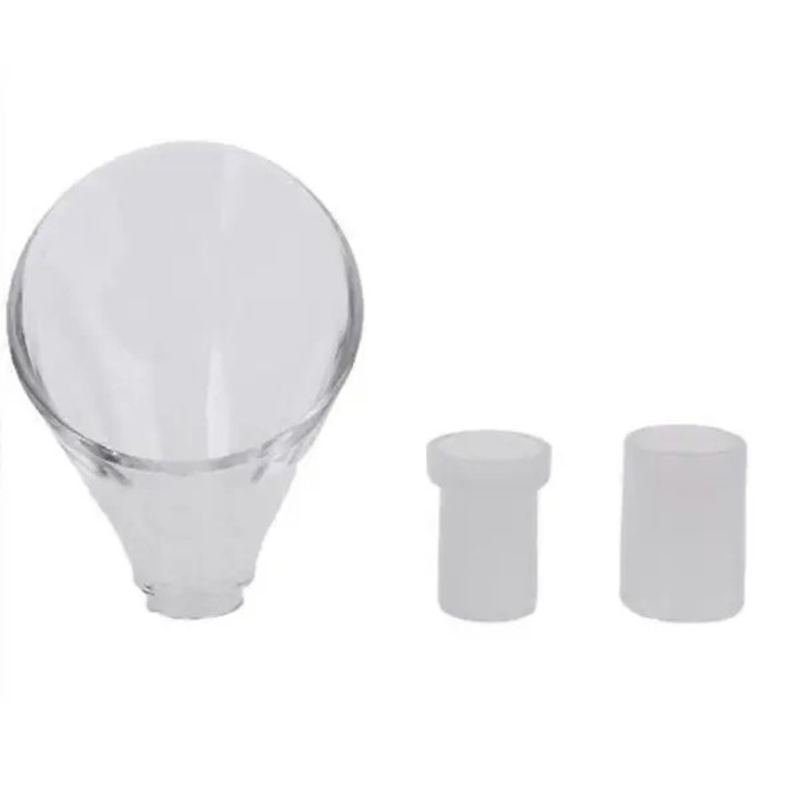 Iesire apa acvariu Lily Pipe, distribuitor de apa pentru furtun 12/16 mm si 16/22 mm, plastic transparent, flux lent pentru oxigenare, set 1 buc (1 iesire + 2 capete montaj), 46x100 mm