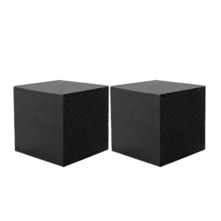 Cuburi filtrante, blocuri de carbon activ, Fww, ultraporos, reutilizabile fara praf, negru, 2 bucati, 10x10x10 cm