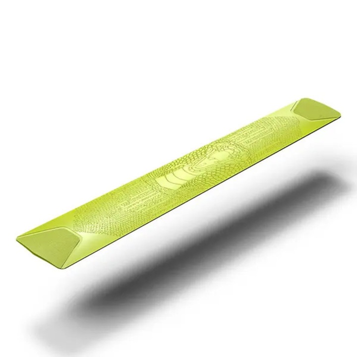 Protector cadru bicicleta pentru chainstay PO-CJ-K0433-26-8-22-2478, PVC autoadeziv, rezistent la zgarieturi si temperaturi ridicate, verde neon, 1 buc