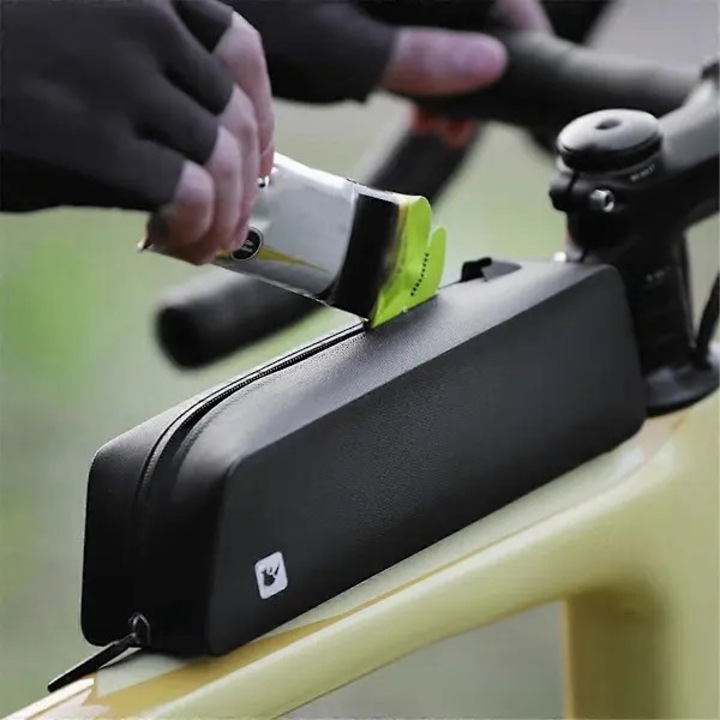 Geanta cadru bicicleta, negru, 22x5.8x5.5cm, 152g