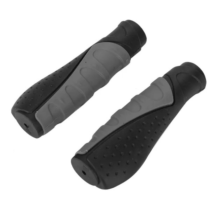 Ergonomikus kerékpár markolatok, 2 darabos szett, fekete, 13x4.5cm