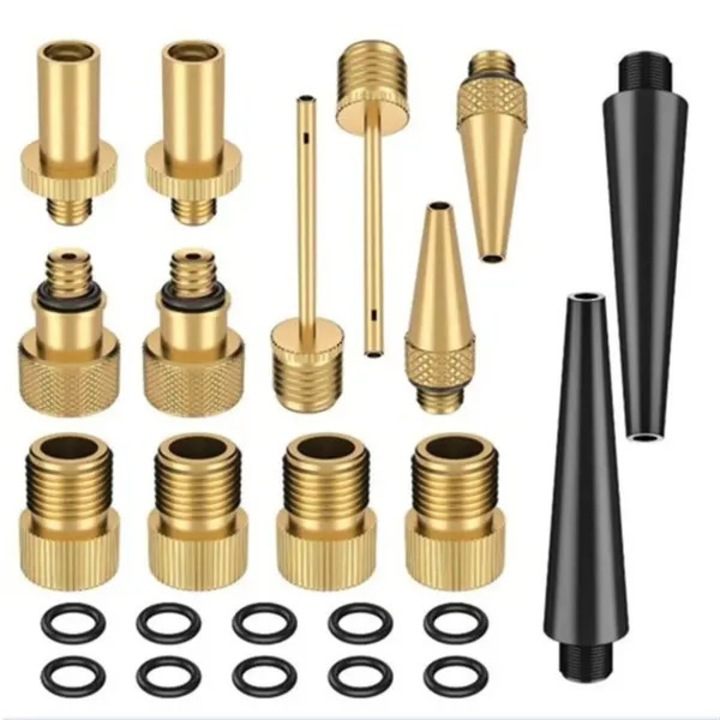 Kerékpár szelep adapter készlet 14 darabos, többszínű