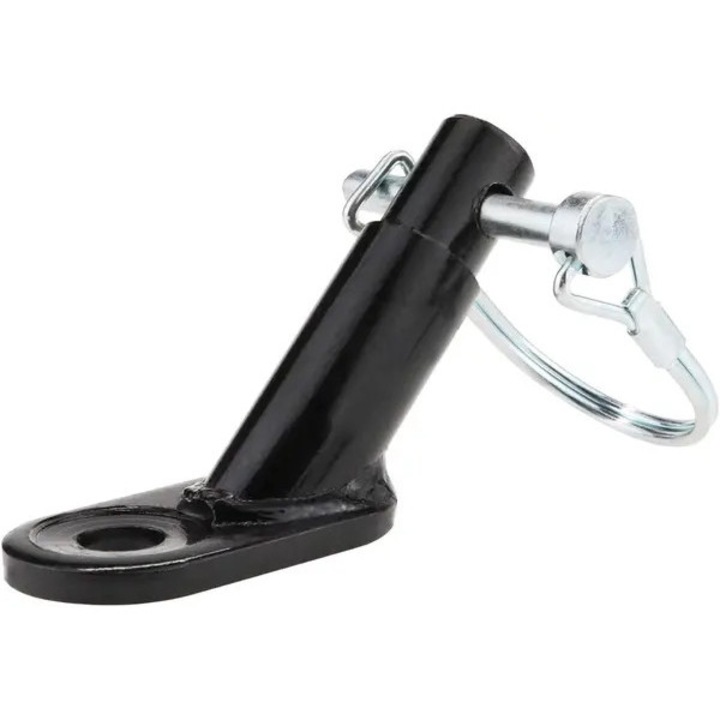 Fém adapter kerékpár utánfutóhoz, strapabíró, biztonságos, fekete, univerzális