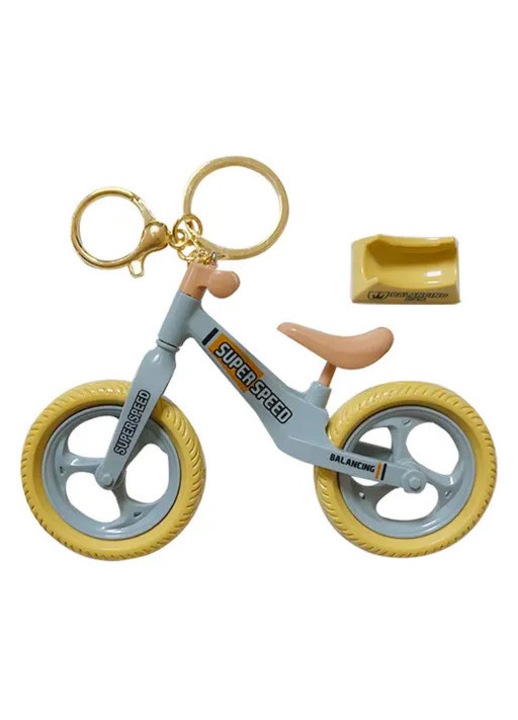 Breloc set biciclete, creativ, albastru deschis, mic