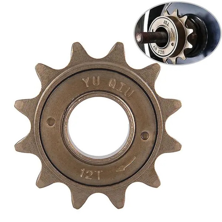 Kerékpár fogaskerék 12 fogas, acél, 24.5x34mm, 122g
