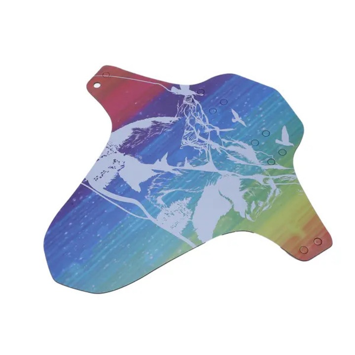 Aripa fata pentru furca pliabila K0544-260804-541-FDC, din PP, protectie anti-noroi pentru bicicleta, multicolor