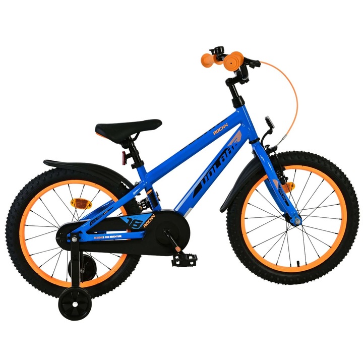 Bicicleta pentru copii Volare Rocky - Baieti - 18 inch - Albastra