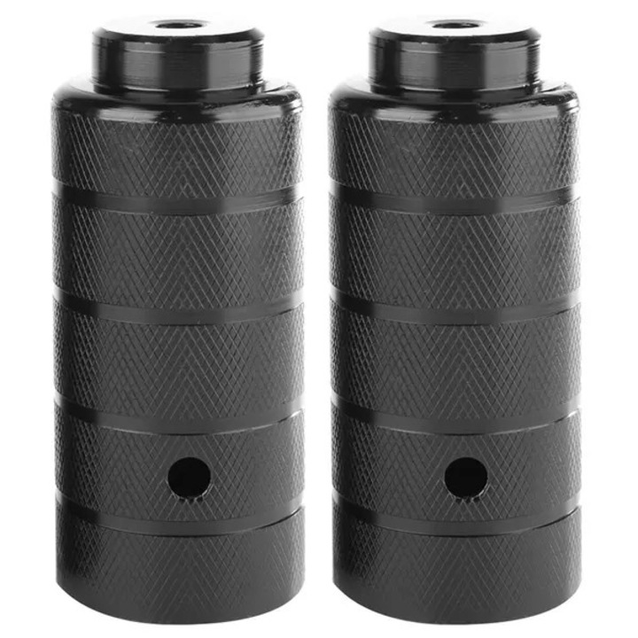 Peguri pentru ax BMX PO-CJ-K0433-26-8-22-4439, otel, negru, set 2, 11 x 4 cm