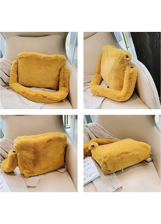 Női táska, plüss, 32x10x25cm, crossbody