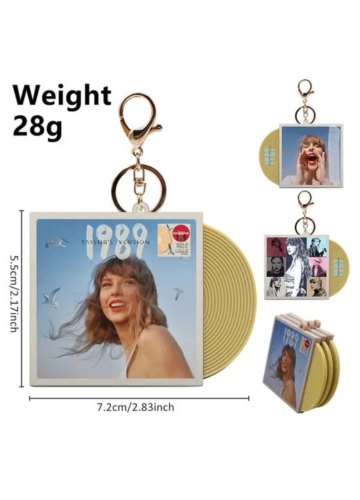 Ключодържател Taylor Swift 1989, черен