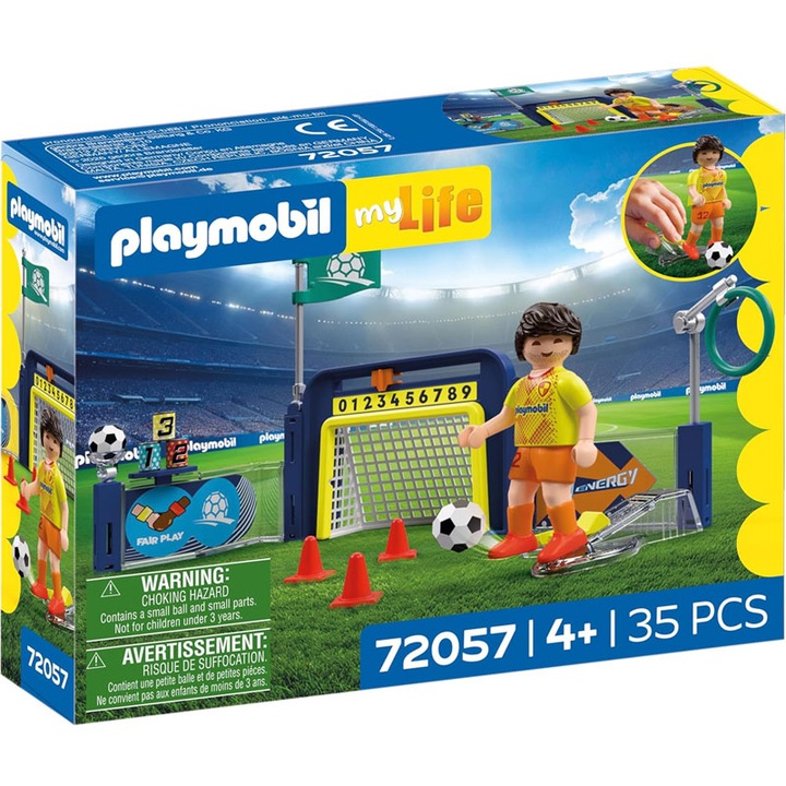Statie antrenament fotbal Playmobil my Life 5in1 multicolor 4+ ani