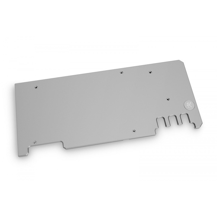 Задна планка EK Water Blocks, аксесоар за PC охладителни системи, съвместима с графични карти, Сребрист, 1 бр