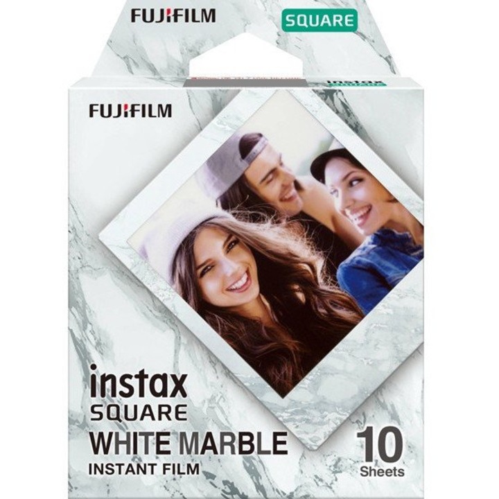 Моментален филм Fujifilm Instax Square Whitemarble бял комплект 10 броя