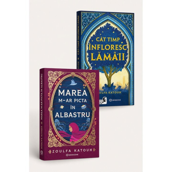 Pachet Zoulfa Katouh. Cat timp infloresc lamaii + Marea m-ar picta in albastru