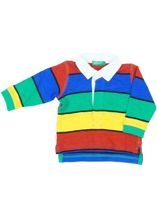 Benetton, Galléros póló Fiúknak, Többszínű, 68