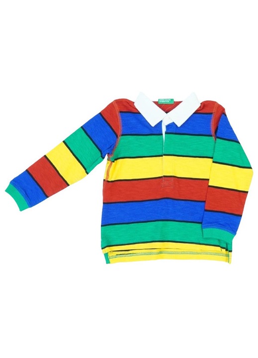 Benetton, Galléros póló Fiúknak, Többszínű, 98