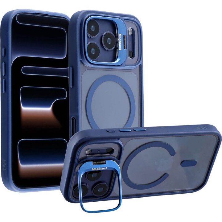 Husa telefon Idol 1991 Magstand TPU transparenta albastra 6.3"
