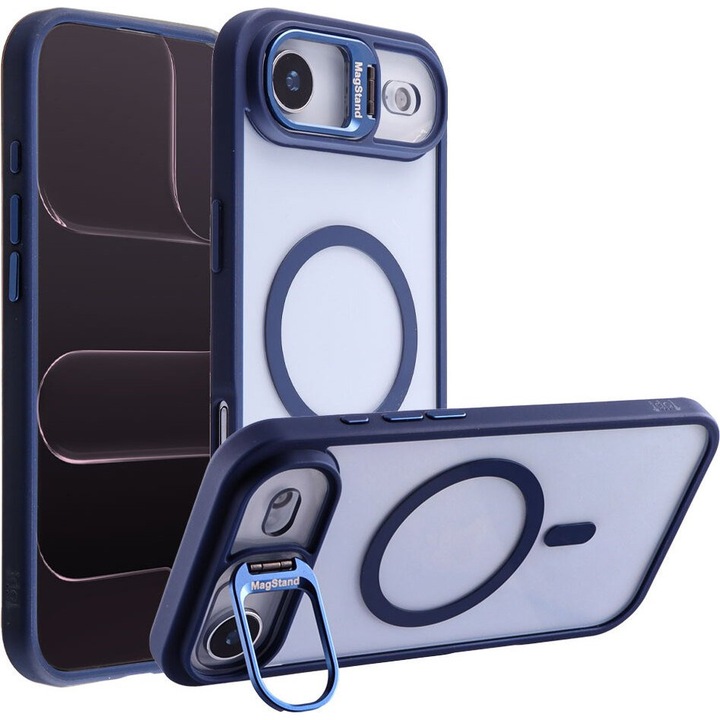 Husa telefon Idol 1991 Magstand albastru transparent 6.5" TPU