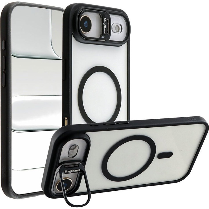 Husa telefon Idol 1991 Magstand TPU transparenta neagra 6.5"